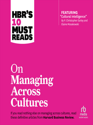 cover image of HBR's 10 Must Reads on Managing Across Cultures